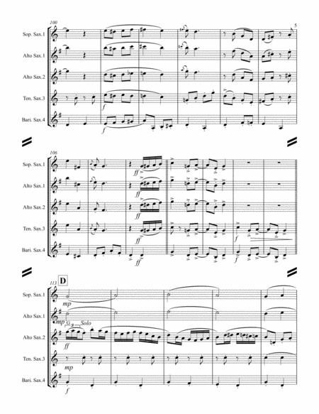 Pennsylvania Polka For Saxophone Quartet SATB Or Aatb Sheet Music PDF
