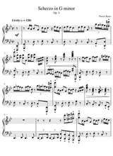 Scherzando In G Minor Op 4