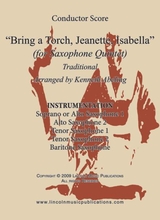 Bring A Torch Jeanette ISABella For Saxophone Quintet SaTTB Or AaTTB