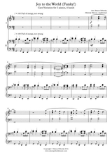 Joy To The World Funky Fun Carol Variations For 2 Pianos 4 Hands